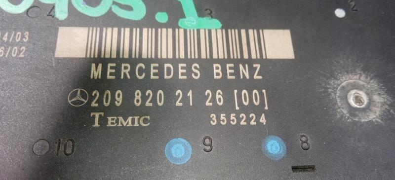 MODULO-ELECTRONICO-MERCEDES-CLASE-CLK-W209-COUPE-2002-2009-3-2-V6-18V-218CV-Ano-2008-Auto-Desguace-Luque