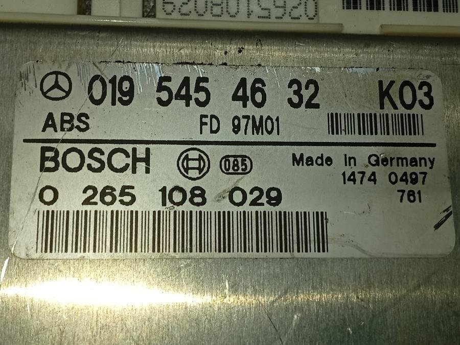CENTRALITA-DE-ABS-MERCEDES-CLASE-C-W202-2-5-20V-TURBODIESEL-CAT-150-CV-Ano-2000-Auto-Desguace-Luque