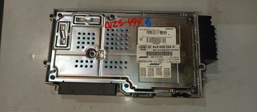 AMPLIFICADOR-DE-SONIDO-AUDI-Q7-3-0-V6-24V-TDI-233-CV-Ano-2006-Auto-Desguace-Luque