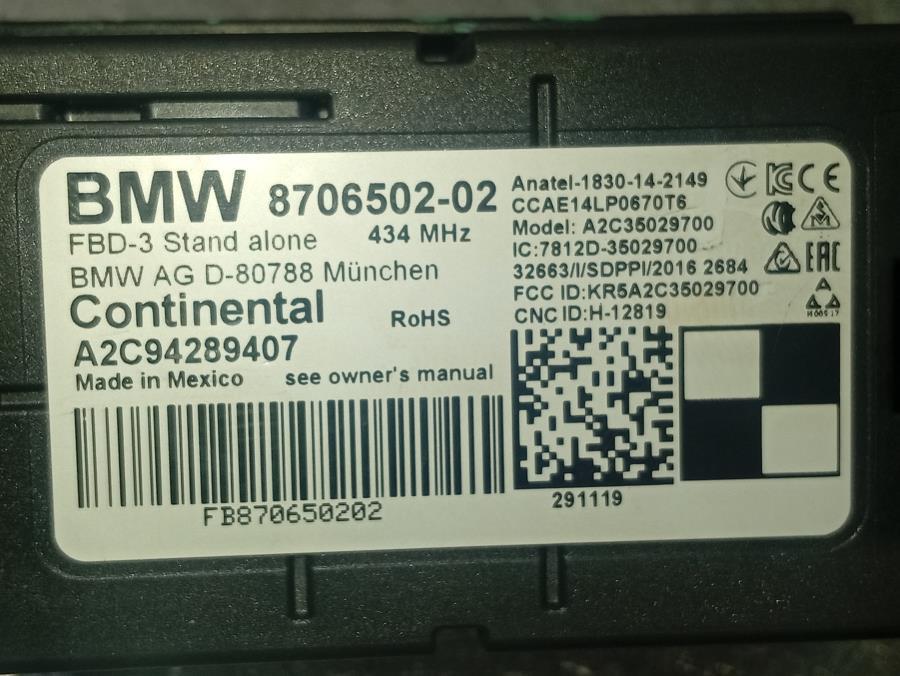 AMPLIFICADOR-DE-ANTENA-MINI-CABRIO-F57-2-0-16V-192-CV-Ano-2020-Auto-Desguace-Luque