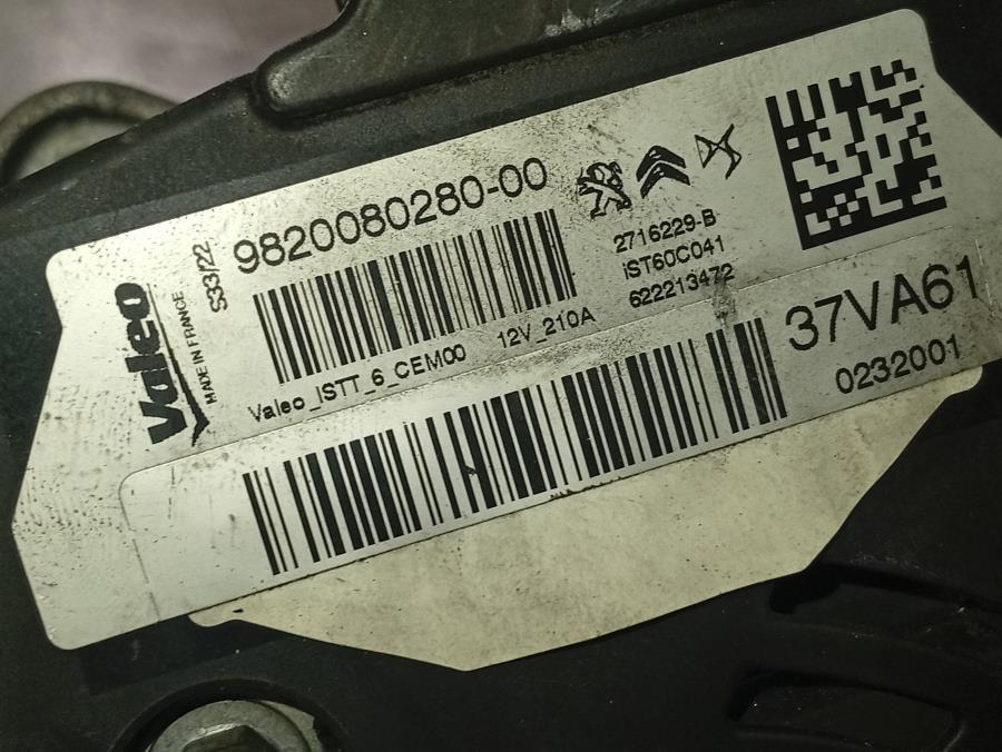 ALTERNADOR-PEUGEOT-308-1-6-HYBRID-Ano-2022-Auto-Desguace-Luque