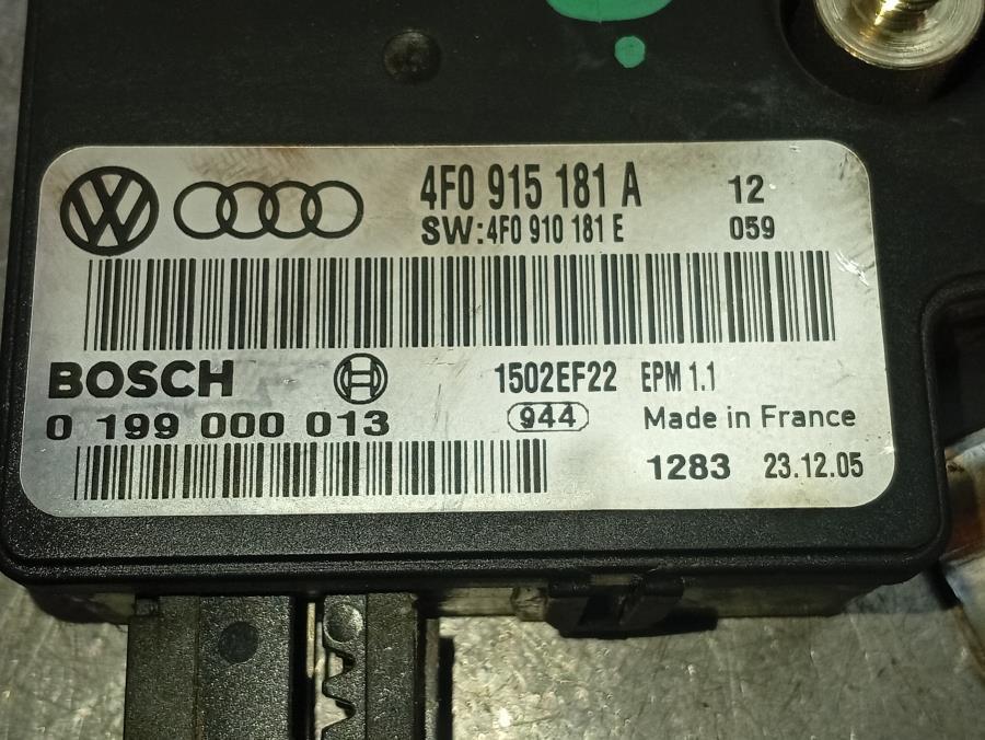 MODULO-ELECTRONICO-DE-BATERIA-AUDI-A6-BERLINA-4F2-2-0-TDI-140CV-Ano-2007-Auto-Desguace-Luque