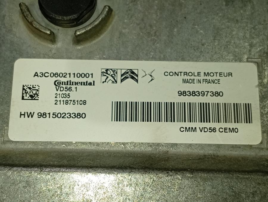 CENTRALITA-DE-MOTOR-PEUGEOT-208-1-2-PURETECH-101-CV-Ano-2021-Auto-Desguace-Luque