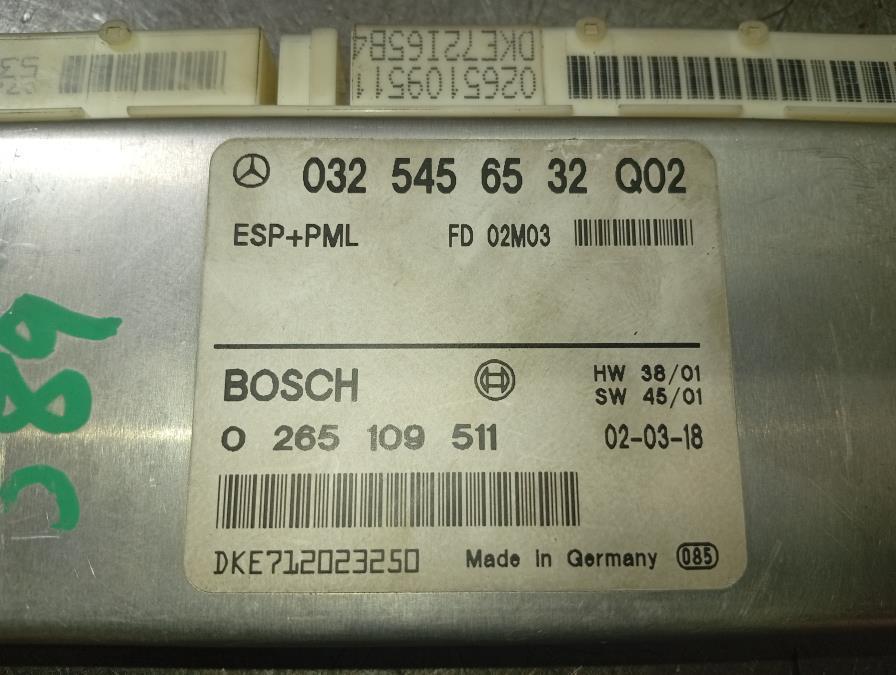 MODULO-ELECTRONICO-MERCEDES-CLASE-SL-W230-ROADSTER-SL-500-5-0-V8-306CV-Ano-2002-Auto-Desguace-Luque